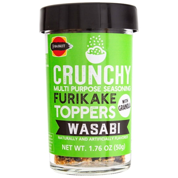 (Pack of 10) J-Basket Wasabi Crunchy Furikake 1.76 Oz