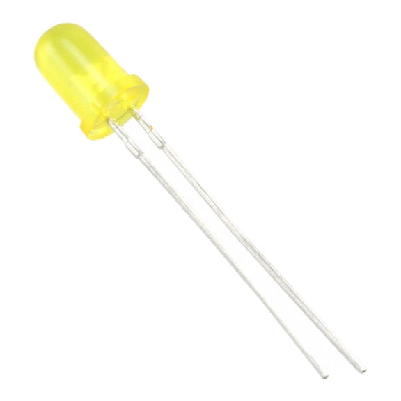 Pack of 10 L-53YD LED Uni-Color Yellow 590nm 2-Pin T-1 3/4