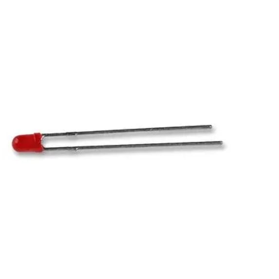 Pack of 10 L-934ID LED, Low Power, Red, Through Hole, T-1 (3mm), 20 mA, 2 V, 625 nm