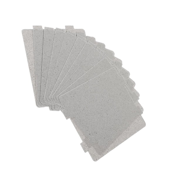 Pack of 10 Microwave Mica Sheet Electrical Safety Shield Cuttable Mica Sheets