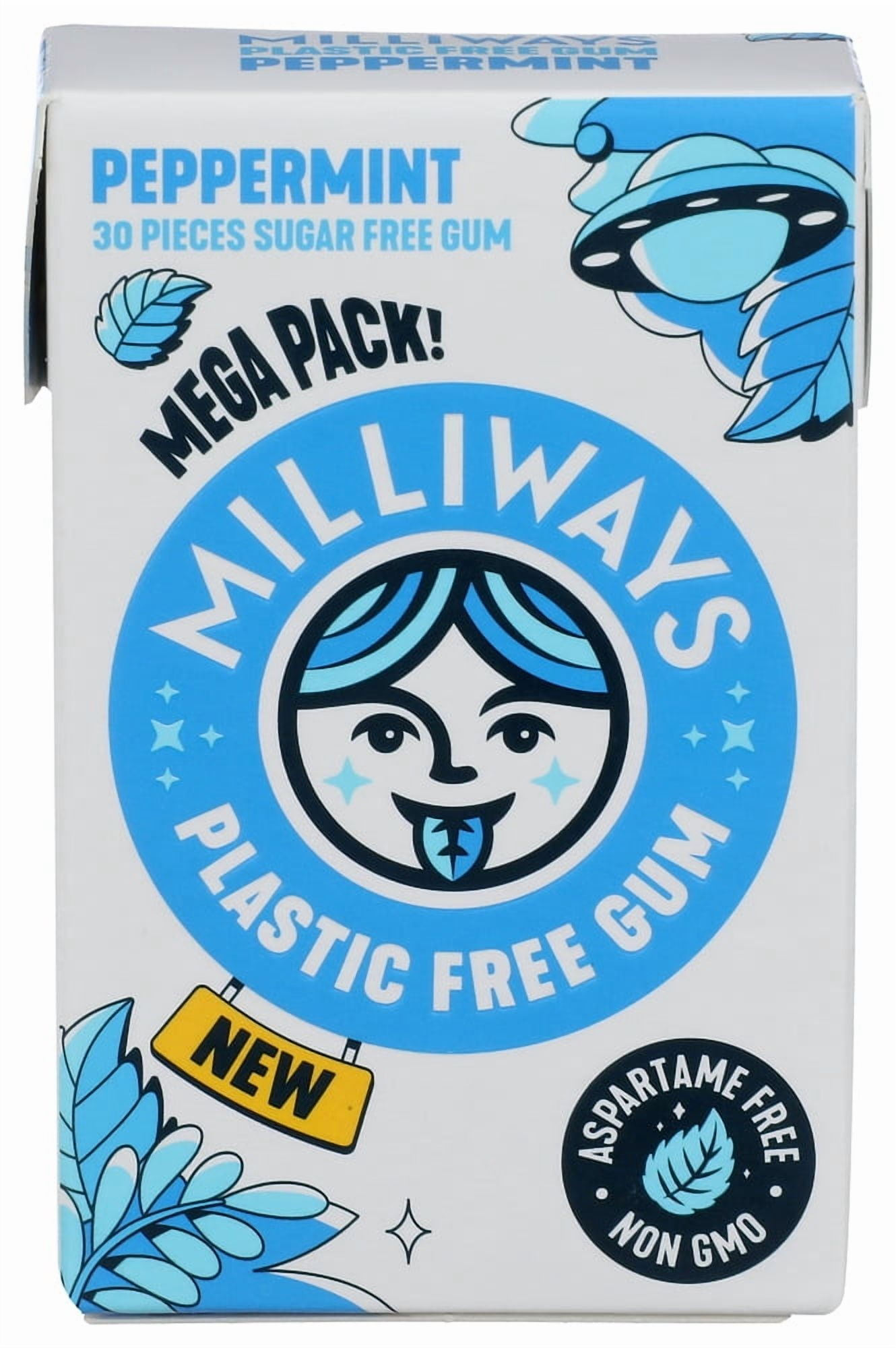 (Pack of 10) Milliweys Peppermint Gum Megapack 30 Pc