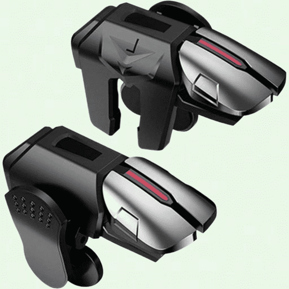 Pack of 10 Mobile Gaming Triggers, Ergonomic Design, Retractable and Sensitive Buttons, Reliable Protection