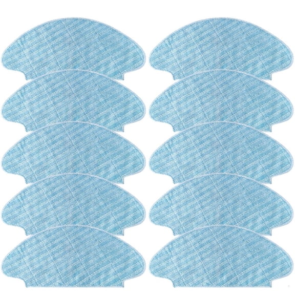 Pack of 10 Mop Cloth Rag For X-Plorer Serie 20 40/ISWEEP X3 Robot Vacuum