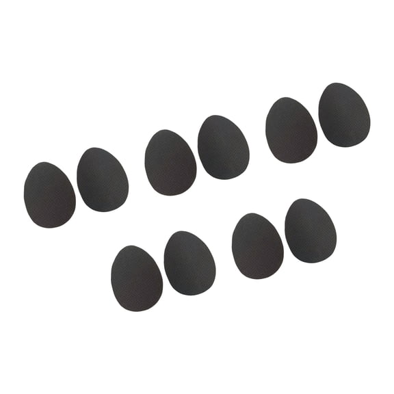 Pack of 10 Nonslip Shoe Soles Protectors Adhesive Shoe Pads with Grids Texture for High Heel and Sneakers Boot Soles