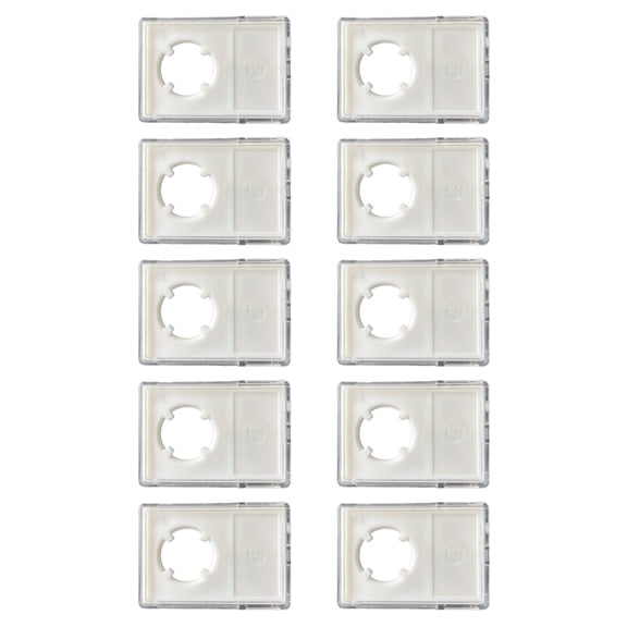 Pack of 10 Plastic Coin Display Cases Four-Point Fixation Coin Slab Protector