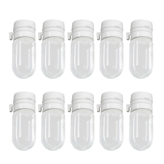Pack of 10 Portable 2ml Glass Vials Designs for Safe Liquid Transport Convenient for Business Trip and Gym Visits