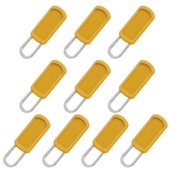 Pack of 10 Removable Zipper Pulls - Zip Repair Kit for Suitcases, Jackets, and More