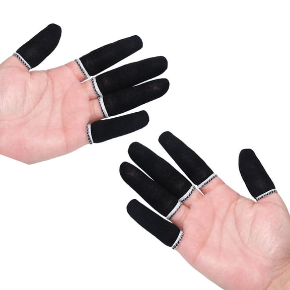 Pack of 10 Reusable Ventilated Finger Cots Machine Washable Gloves For Mechanics Artists Industrial Use