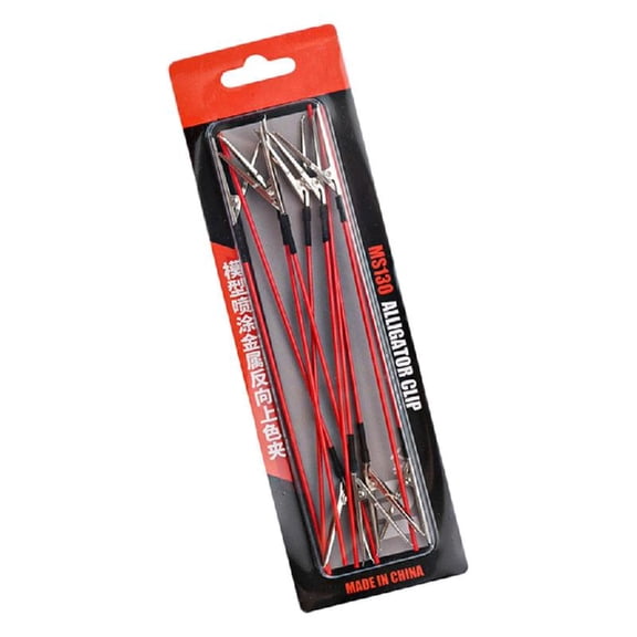 Pack of 10 Reverse Painting Clamps for Models, High Strength Iron, Secure Hold