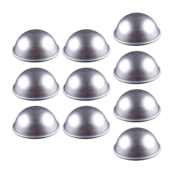 Pack of 10 Round Cake Tins Bakings Molds Dessert Molds Cake Pans AluminumAlloy Semicircle Bakings Molds for Bakings