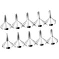 thumbnail image 1 of Pack of 10 Small Metal Perfumes Funnel Kitchen Funnel Filling Funnel for Easy Transfer and Filling into Small Bottles, 1 of 8