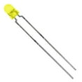 thumbnail image 1 of Pack of 10 TLHE4200 LED YELLOW CLEAR 3MM T/H, 1 of 2