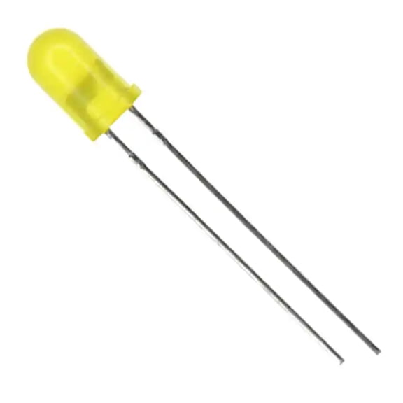 Pack of 10 TLLY5400 Led Yellow 588nm 2Pin T-1 3/4 5mm Radial