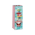thumbnail image 1 of Pack of 10, Vintage Christmas Gift Bag, Wine 4.5x4.5x13" for Holiday Gift Wrapping, 1 of 1