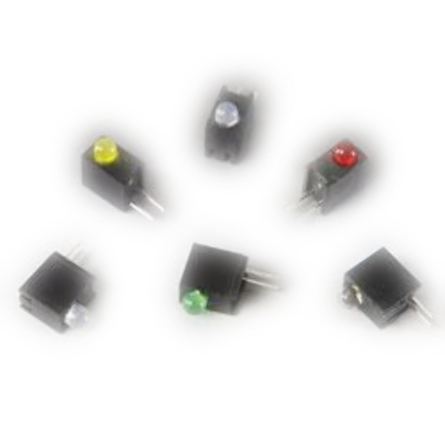 Pack of 10 WP934RS/GC LED Circuit Board Indicators Diffused Through