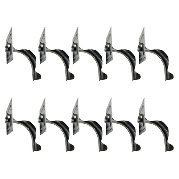 (Pack of 10) XFITTING 1/2 Inch Pex Tubing Bend Support With Mounting Plate