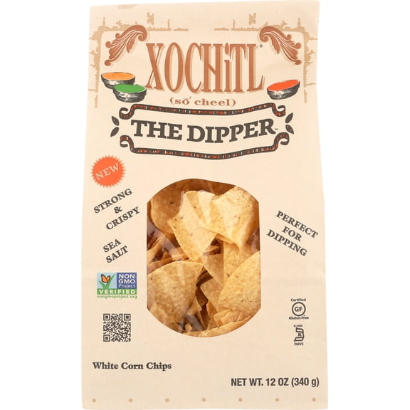 Pack of 10, Xochitl Salted Dipping Chips, 12 oz