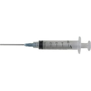DUDA ENERGY Pack of 10 x 5 ml Industrial Syringes with 15G x 1-1/2" Blunt Tip Fill Needle and plastic cover