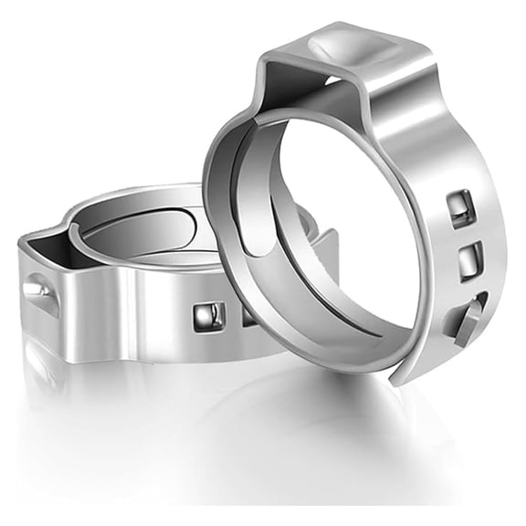 (Pack of 100) 1-inch Stainless Steel Pex Cinch Clamp Rings for Pex Tubing/Pipe 1 inch,(CLAMP014-100PCS)