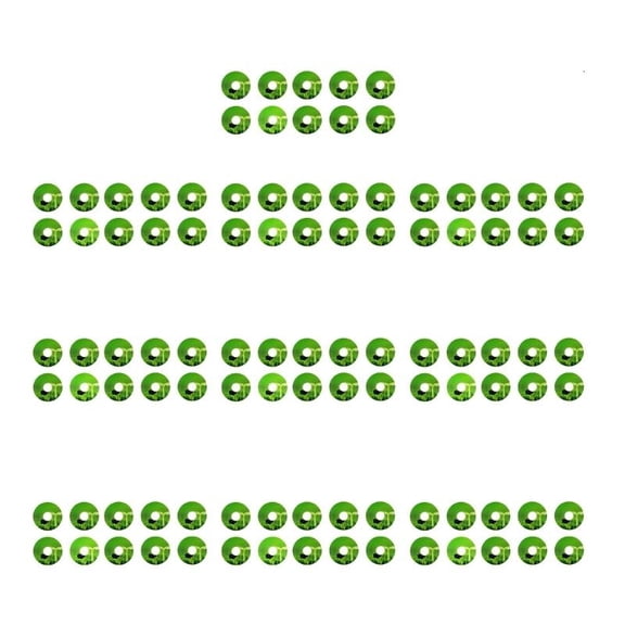 Pack of 100/120 Hydroponic Garden Label Plant Growth Basket Label Stickers