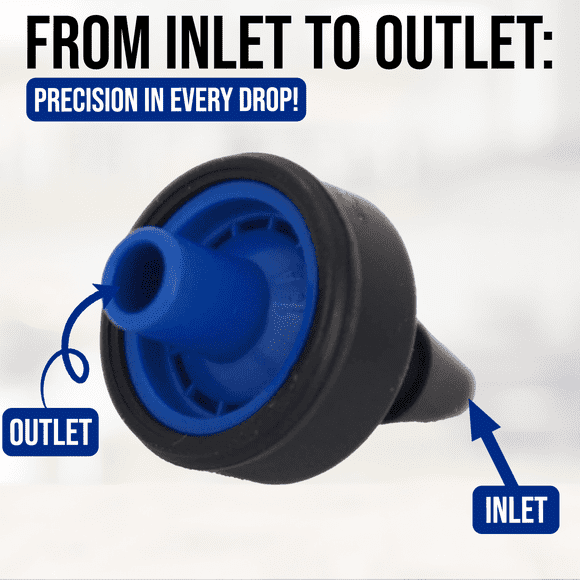 Pack of 100 2.0 LPH DripRack Pressure Compensating (PC)for Drip Irrigation Systems