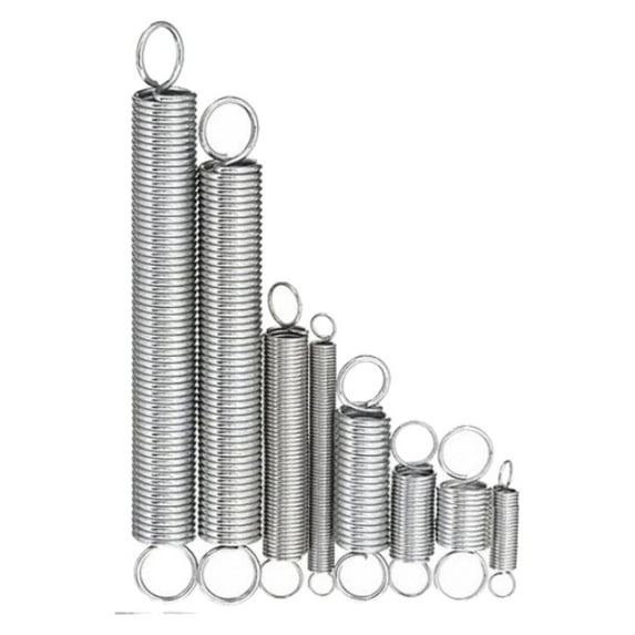 Pack of 100 - 3HPU5 - Carbon Steel Extension Spring Assortment