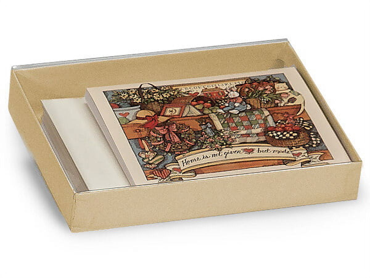 Pack of 100, 6.5 x 4.75 x 1" Clear Lid Boxes w/Kraft Bases Perfect for