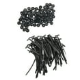 thumbnail image 1 of Pack of 100 Black Nylon Reusable Cable Ties Featuring Modular Clip Design for Easy Automotive Repairs and Maintenance, 1 of 8