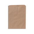 thumbnail image 1 of Pack of 100, Brown Kraft Paper Merchandise Bag, 10x13" for Food Packaging, Made in USA, 1 of 1