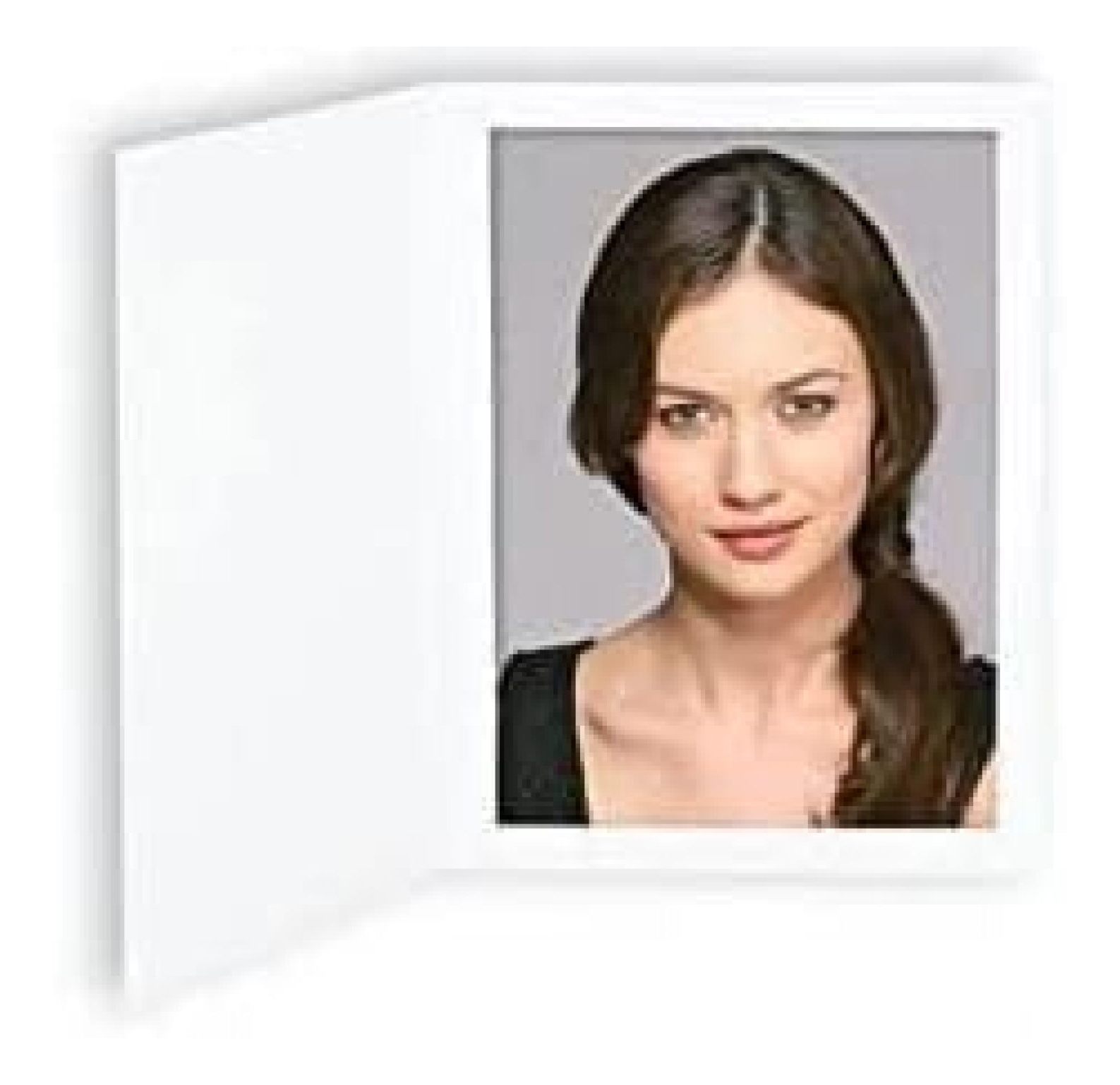 Pack of 100 Cardboard Photo Folder for a 5x7 Photo - White Stock ...