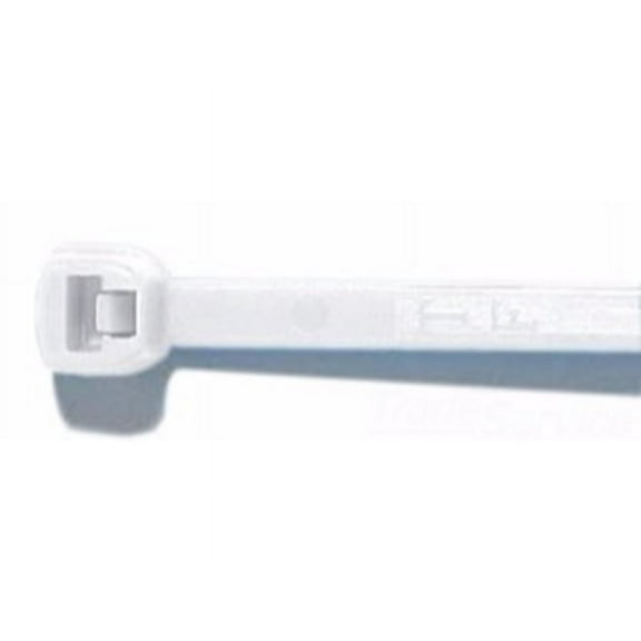 Pack of 100 Catamount Natural Polyamide Standard Cable Tie L-7-50-9-C