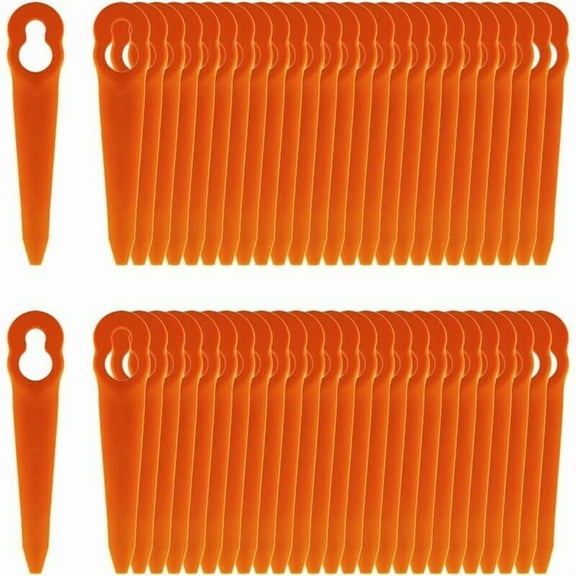 Pack of 100 Compatible Blades for Stihl PolyCut 2-2 PolyCut 3-2, FSA 45 FSA 57 FSE 52, Plastic Blades for Stihl Cordless Trimmer.