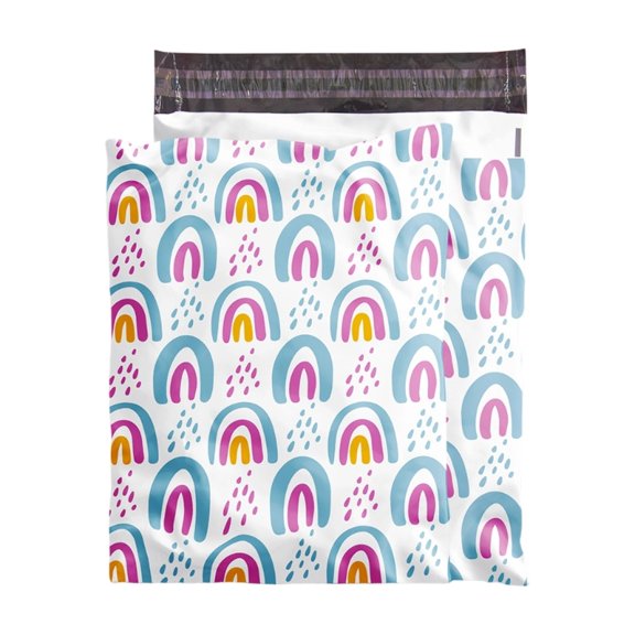 Pack of 100 Economical Packaging Solution Poly Bags Stylish Shipping Pouches