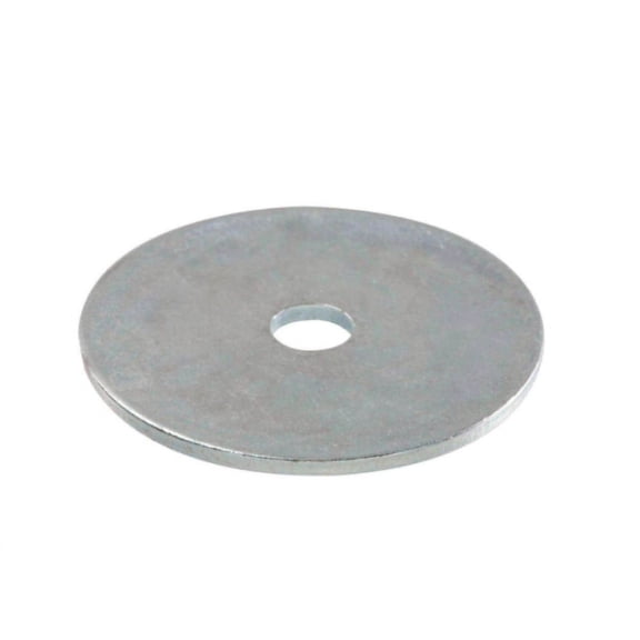 Pack of 100 Everbilt 3/8 in. SAE Zinc Plated Steel Flat Washers 807230 330057