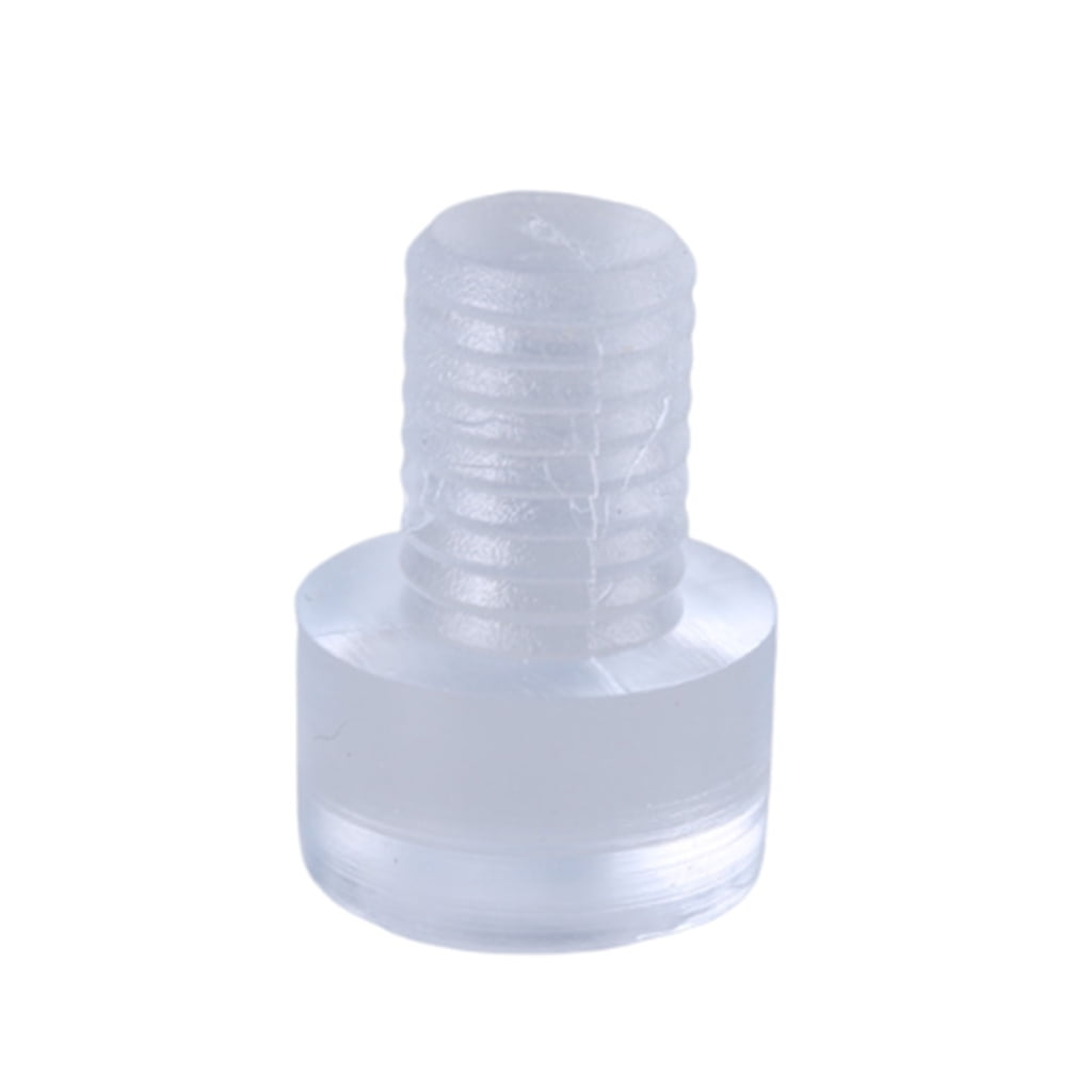 Pack of 100 Furniture Pad Clear Rubber Pad Multiple for Table Chair Leg