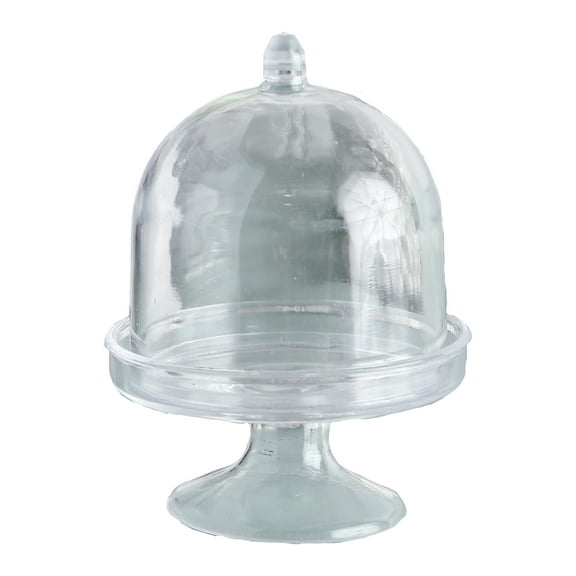 Pack of 100 Mini Cake Stand / Plastic Box From The Perfectly Plain Collection
