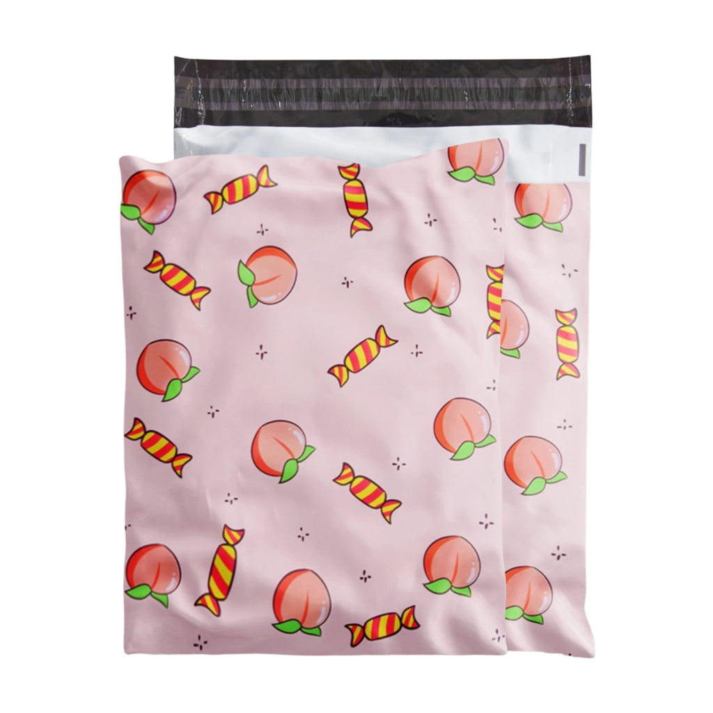 Pack of 100 Poly Bags Tear Reinforced Seams Mailing Pouches Secure Envelopes