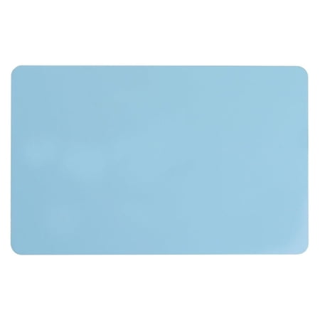Pack of 100 Premium Graphic Quality Light Blue PVC Cards CR80 30 Mil Standard Credit Card Size by