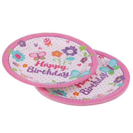 Pack of 100 Quality Happy Birthday Paper Cups Tableware