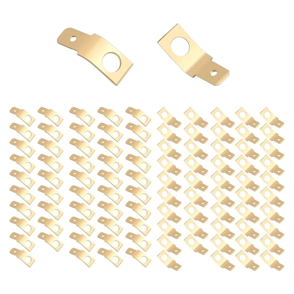Pack of 100 Quick Disconnects Wire Connectors Without Insulated Male To Male Spades Terminals for Computers and Boards