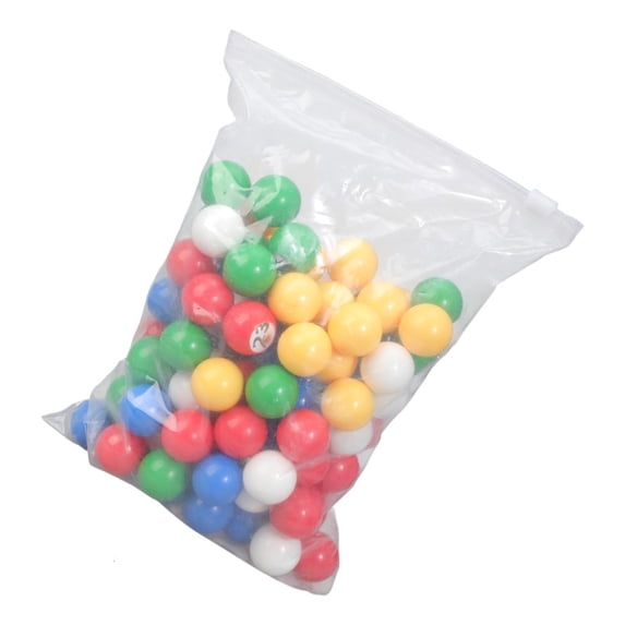 Pack of 100 Raffle Colorful Replacement Bingo Balls Set Multicolor Bingo Balls