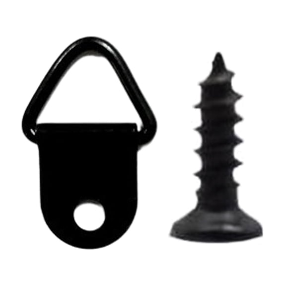 Pack of 100 Single Hole Hangers with Screws Practical Triangles D Rings Photo Photo Frame Hangings Hook Accessories