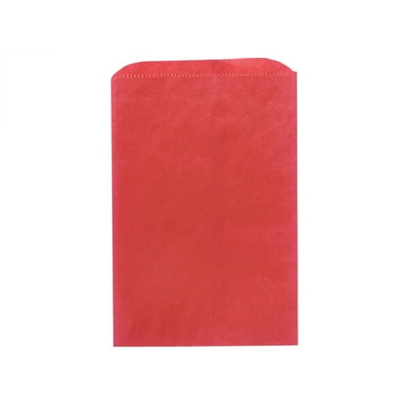 Pack of 1000, Solid Red Merchandise Bags 6.25 x 9.25" for Holiday, Party, Special Occasion