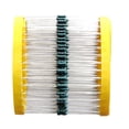 thumbnail image 1 of Pack of 100pcs 0.25W 1K 1% Metal Film Resistors Assorted Resistance, 1 of 6