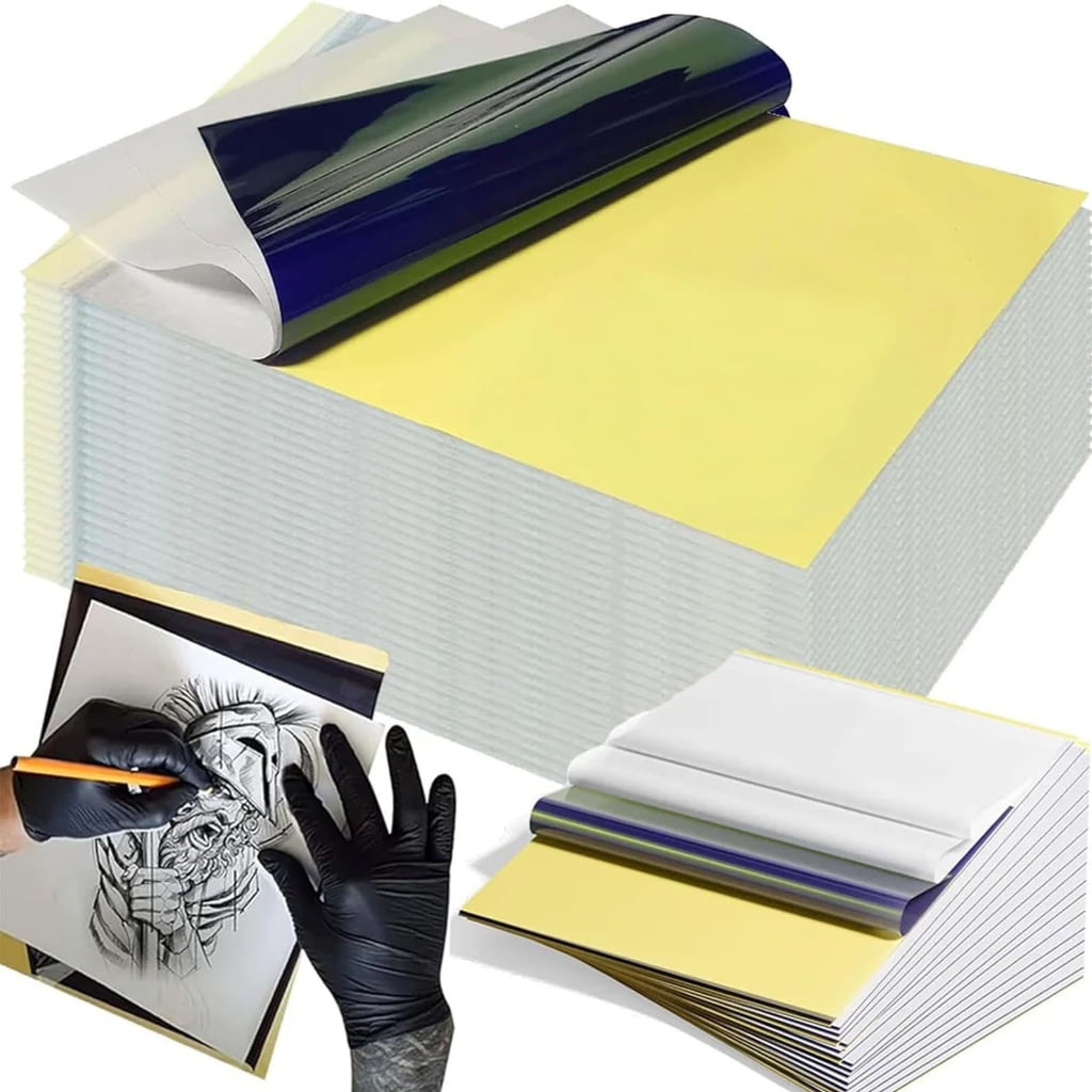 Pack of 100sheet Tattooing Transfer Paper for Thermal Transfer Tracing Designs
