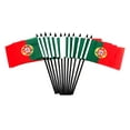 thumbnail image 1 of Pack of 12 Portugal Mini Flags – 4"x6" Polyester Desk & Hand Waving Set, 1 of 1