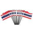 thumbnail image 1 of Pack of 12 Thailand Mini Flags – 4"x6" Polyester Desk & Hand Waving Set, 1 of 1