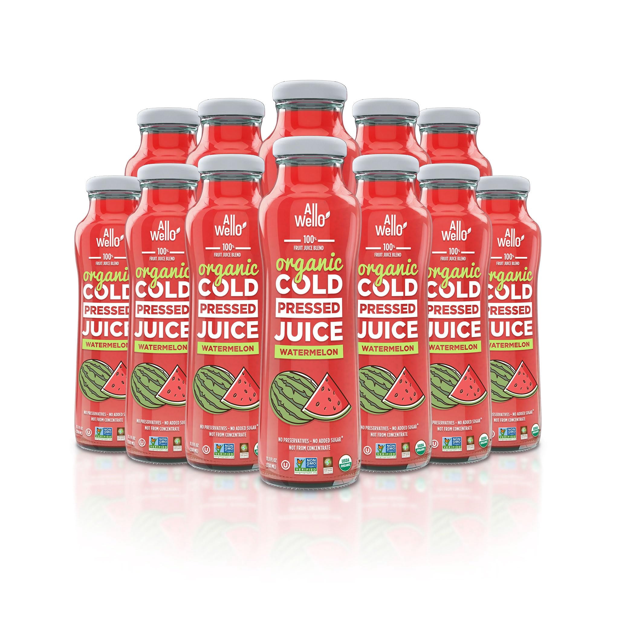 (Pack of 12) Allwello Juice Concentrate Watermelon 11.1 Fo