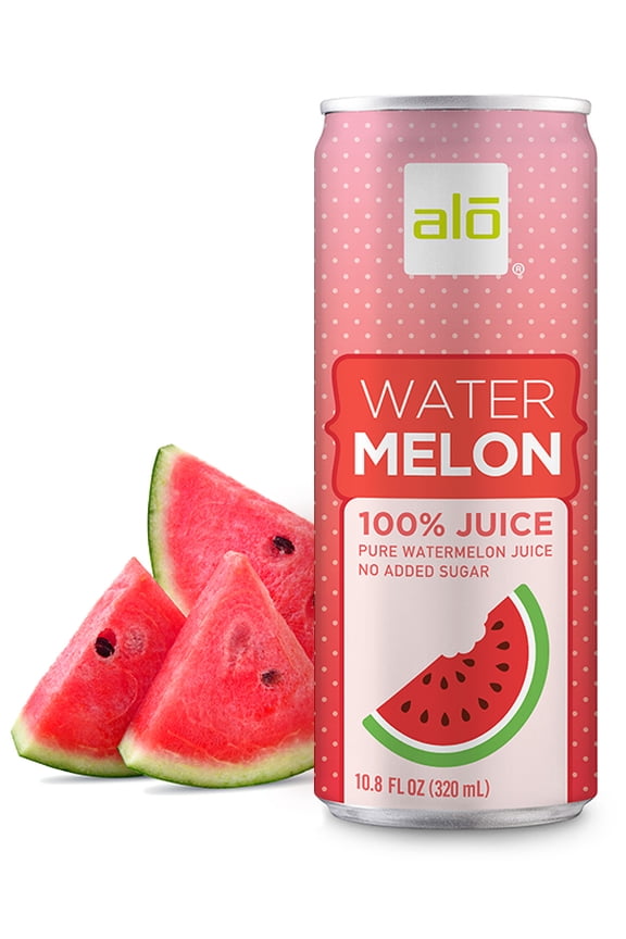 Pack of 12, Alo Pulp Free Watermelon Juice, 10.8 fo