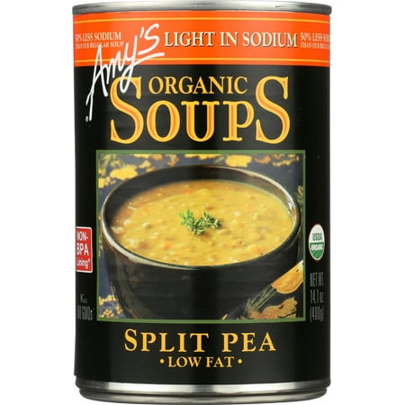 Pack of 12, Amy's Organic Split Pea Soup, 14.1 oz